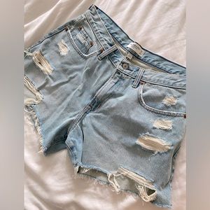 Boyfriend Shorts Curve Love Abercrombie